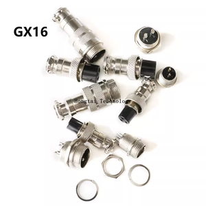 Gx16 đường kính 16mm tròn hàng không cắm nam nữ 2pin 3pin 4pin 5pin 6pin 7pin 8Pin 9pin 10pin Cáp nối ổ cắm - Product Image 1
