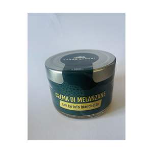 Sarda Sapori Made In Italy Culinaire 200g Pot en verre certifié casher Sauce riche Bianchetto Truffe Coeur Aubergine Crème Cuisine - Product Image 1