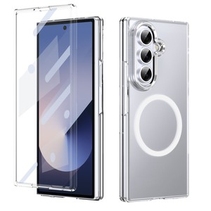 Funda Magnética Transparente HD de Lujo para Samsung <span class=keywords><strong>Galaxy</strong></span> Z Fold8 Ultra Fold7-3 con Protector de Pantalla y Cubierta Transparente para la Bisagra - Product Image 3