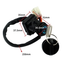 Serrure de contacteur d'allumage de moto avec clé pour XL883 1200 X48, pièces de rechange pour démarreur électrique et verrouillage avant