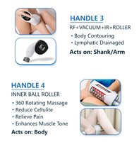 Körperkonturierungs-Vakuum-Rollermassagegerät mit Innenkugelroller für Körpermassage und Schlankheitsbehandlung