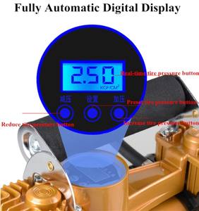 12V 100PSI מיני רכב Inflator משאבת מדחס אוויר צמיג - Product Image 5