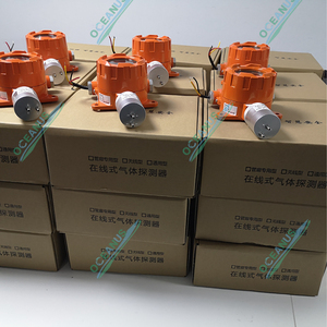 Detector em linha fixo do analisador do gás do OC-F08 para o oxigênio 0-100% vol do O2 para testes do gás de exaustão da caldeira com saída do sinal 4-20mA - Product Image 2