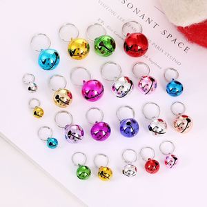 DIY Shiny Color Mini Bell 8mm to 20mm Decoration Bell Pet <b>Ring</b> Bell with <b>Keyring</b> - Product Image 5