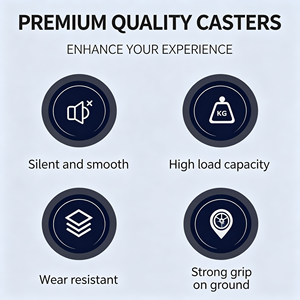 OEM caster custom wheel material size load capacity color logo branding packaging private label service - Product Image 6