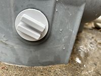 Bouchon de piscine hivernal en plastique ABS fileté de 1,5 po pour ligne de retour de spa avec joint torique blanc
