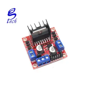 Controlador de Motor de CC L298n, módulo de placa de controlador paso a paso de puente H Dual, dc L298n