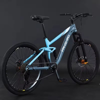 Vélo de montagne VTT 29 pouces, vélo de montagne à suspension intégrale, 21/24 vitesses, vélo adulte 26/27,5/29 pouces pour hommes, vélo VTT