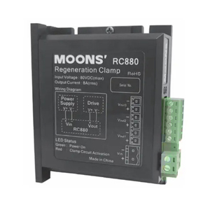 Motor MOONS RC880 con Frenado RC, Salida de 50W, Certificación CE ROHS, Descarga Regenerativa - Product Image 3