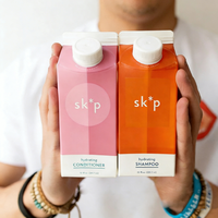 Boîtes d'emballage pour thé, café et lait en carton rigide pliable de luxe avec logo imprimé personnalisé, matériaux recyclés