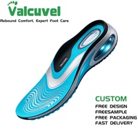 Semelles intérieures de performance sportive en silicone souple Zhizu, modèle 6077, pour la course à pied et les activités de jogging