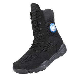 Botas de Combate Ligeras para Entrenamiento de Mantenimiento de la Paz, Botas de Senderismo de Malla Transpirable para Hombre, Botas de Desierto CQB para Verano - Product Image 2