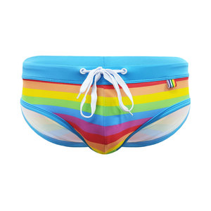 Bañador estampado para hombre, ropa de baño Sexy de verano, calzoncillos de cintura baja, ropa de playa abultada, moda deportiva corta, 2022 - Product Image 1
