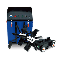 2800W 1180CFM brosse rotative nettoyeur robot ac nettoyage de conduits robot nettoyeur de tuyaux équipement ac nettoyage de conduits robot