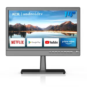 للبيع بالجملة شاشة تلفاز مرنة 14 بوصة مسطحة بشاشة ليد وشاشة تلفاز ذكية LCD لوحة عرض ليد