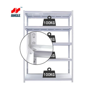 מתכוונן באיכות גבוהה 5-שכבה מגולוון פלדה ללא מדפים יחידת מחסן מתלה - Product Image 1