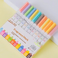 Marqueurs d'acrylique multicolores fluorescents pour étudiants, en matériau PP, vente en gros du fabricant CY-506