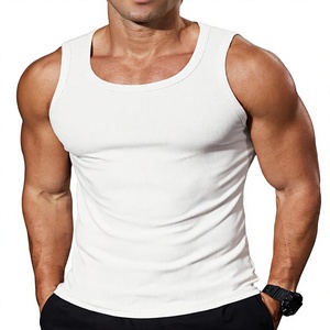 Camiseta sin mangas de felpa francesa para hombre, suave y texturizada, chaleco cómodo para descansar, ropa casual de verano, suministro al por mayor de prendas. - Product Image 1