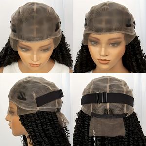 Peluca de Cabello Trenzado a Mano con Encaje Completo, Estilo <span class=keywords><strong>Passion</strong></span>, de 18-36 Pulgadas, Rizado con Ondas de Resorte, para Mujeres Afroamericanas, Peluca Trenzada en Stock - Product Image 5
