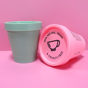 100ml 200g 250g <strong>Slime</strong> Glue Putty Storage Containers Jars pink Green Empty Wide Mouth Plastic PP Butter <strong>Pots</strong> with Lids - Product Image 2