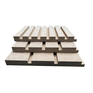 Pannello murale in fibra <span class=keywords><strong>di</strong></span> <span class=keywords><strong>legno</strong></span> MDF 3D scanalato scanalato scanalato personalizzato 1220*2440mm <span class=keywords><strong>per</strong></span> centro commerciale <span class=keywords><strong>di</strong></span> edifici <span class=keywords><strong>per</strong></span> uffici - Product Image 3