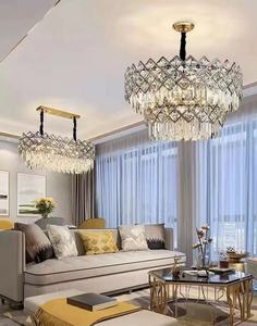 北欧風寝室KTVクリスタルシャンデリア新型シャンデリアホワイトフラワーペンダントライト - Product Image 4