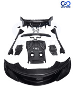 Kit de Carrocería de Fibra de Carbono Estilo 600LT para McLaren 540C 570S Coupé, Parachoques Delantero y Escape, 100% Compatible