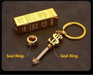 Wholesale New Lighter Bulk Bottle Opener Gold bar Dragon Keychain Lighter Matches Emergency Keychain Flint <b>Fire</b> <b>Starter</b> - Product Image 3
