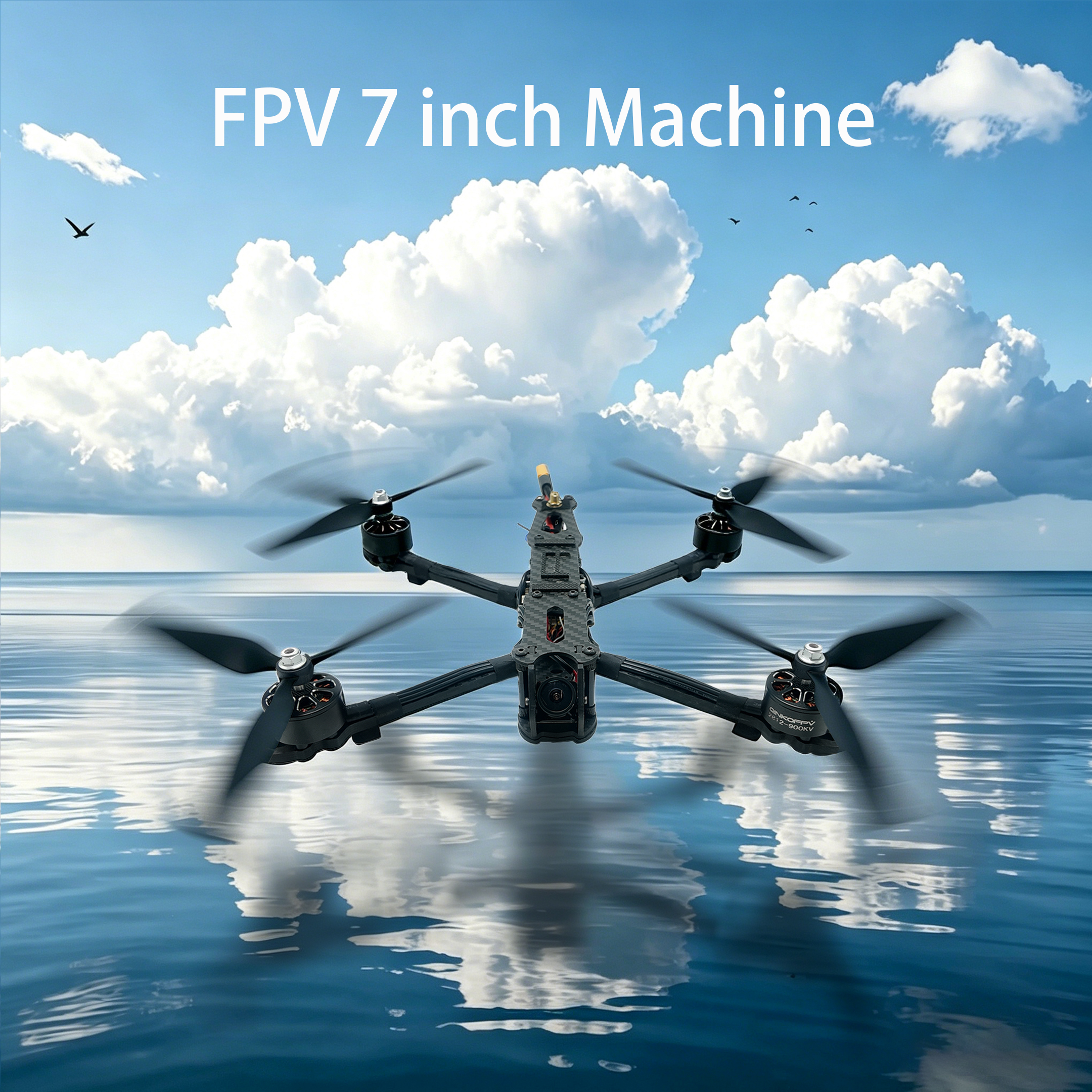Best-selling 7-inch FPV Complete Unit Suitable For Beginners. Made By OEM Drone Manufacturer.