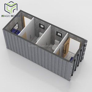 Magic House Thiết Kế Di Động 20ft 40ft Container Vận Chuyển Khối Nhà Vệ Sinh Công Viên Container Di Động Nhà Vệ Sinh - Product Image 6