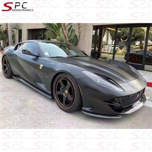 Kit de carrosserie en fibre de carbone sèche SPC 812 pour Ferrari 812 Prepreg Aeokit en fibre de carbone pour 812 Superfast GTS Lip Spoiler Kit - Product Image 4