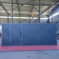 Proveedor de Puertas Correderas Automáticas para Entradas de Vehículos en China, Diseño Moderno, Duradero y Ecológico, Fabricado por Fábrica OEM, para Villas, Escuelas y Exteriores