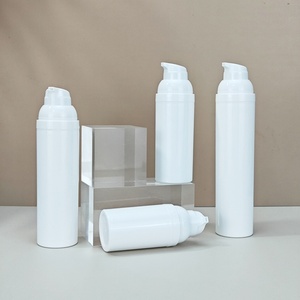 Flacon pompe airless en plastique blanc 50 ml, flacon pompe airless 30 ml 80 ml 1 oz, flacon airless LPP 100 ml à vendre - Product Image 4