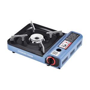 Portable Aluminum Picnic Camping Cooking Manual Mini <b>Gas</b> Burner Folding Single-cooker Cooktop Stove with Electronic <b>Ignition</b> - Product Image 2