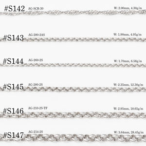 925 argent marteau diamant coupe femmes collier ensemble fait à la machine chaînes à la mode avec chanfreinage avion - Product Image 1