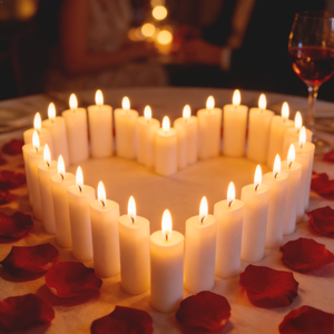 Белые тонкие свечи-столбики для церковных и домашних торжеств, долгогорящие, из парафинового воска, оптом - Product Image 1