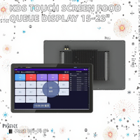 Écran tactile de cuisine Longfly KDS 15/18,5/21,5/23,6 pouces Android 11 avec affichage de numéro de file d'attente alimentaire et résolution 1920x1080