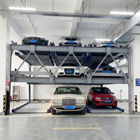 Système de stationnement mécanique intelligent Cherish PSH en acier, 2 à 6 niveaux, à économie d'espace, avec écran tactile et opération par carte à puce, capacité de charge de 2000 kg