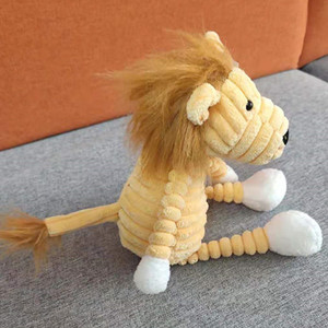 Jouets en <span class=keywords><strong>peluche</strong></span> couineurs pour chien, mignons, durables, animaux en <span class=keywords><strong>peluche</strong></span> indestructibles, écologiques, interactifs, amusants, jouets à mâcher pour chiots, en polyester - Product Image 4