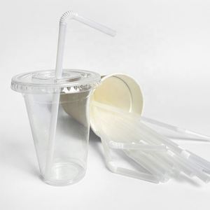 Pailles courtes pliables en papier couleur Bubble Tea pour pailles en plastique transparentes colorées personnalisées - Product Image 6