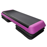 Plataforma de Step Ajustable Antideslizante Umicca para Ejercicios Aeróbicos, Tabla de Step de PP para Entrenamiento Cardiovascular en Casa