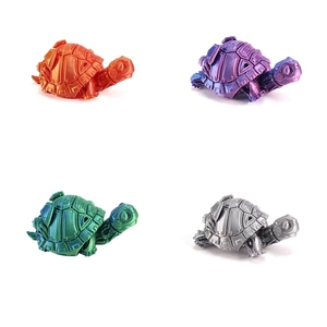Se Busca Distribuidor: Adornos de <span class=keywords><strong>Animales</strong></span> Impresos en 3D con Degradado Oceánico, Tortuga Mecánica para Coleccionistas Adultos, Alta Rentabilidad, MOQ Bajo - Product Image 2