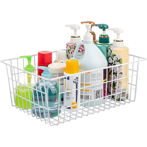 Panier de rangement pour congélateur empilable moderne, résistant à la rouille, en acier inoxydable, en maille métallique, écologique, organisateur de réfrigérateur pour aliments - Product Image 3