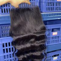 Closure en dentelle HD 7x7 de 10 à 30 pouces, 2x6, 4x4, 6x6, 7x7, 9x6, 13x4, 13x6, en cheveux humains bruts non traités, et Frontal en cheveux humains non traités
