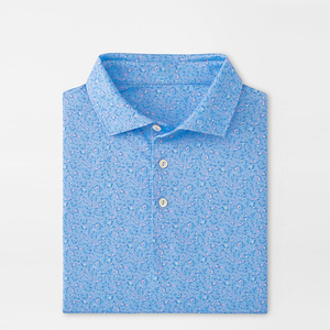 Camiseta de verano de manga corta con estampado personalizado de alta calidad para hombre, camiseta de Golf de secado rápido, patrón de diseño de impresión de goma Digital - Product Image 5
