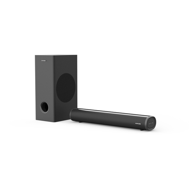 2.1 Channel Soundbar 50W Bass Wireless Subwoofer Speakers for Home Theatre System