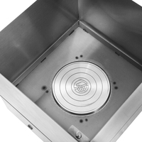 Machine à rouler le beurre électrique en acier inoxydable, 250W, grande capacité, chauffée, écologique, pour hôtels et restaurants, vente en gros d'usine