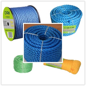 PP <strong>cord</strong> <strong>High</strong> <strong>Quality</strong> 3 strands twisted split film <strong>polypropylene</strong> Rope 16mm blue 3 strand twisted split-film <strong>polypropylene</strong> rope - Product Image 6