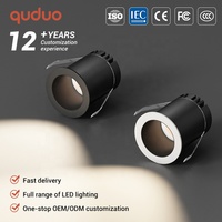 Spot LED COB encastré au plafond, longue durée de vie, anti-éblouissement, pour vestiaires et armoires à vin, en aluminium, 3W 5W 7W 9W