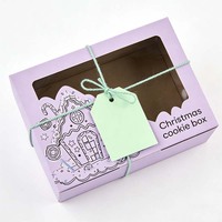 Boîtes à cupcakes et biscuits en gros avec fenêtre, boîtes à pâtisserie de haute qualité, boîtes d'emballage pour gâteaux et biscuits avec impression numérique